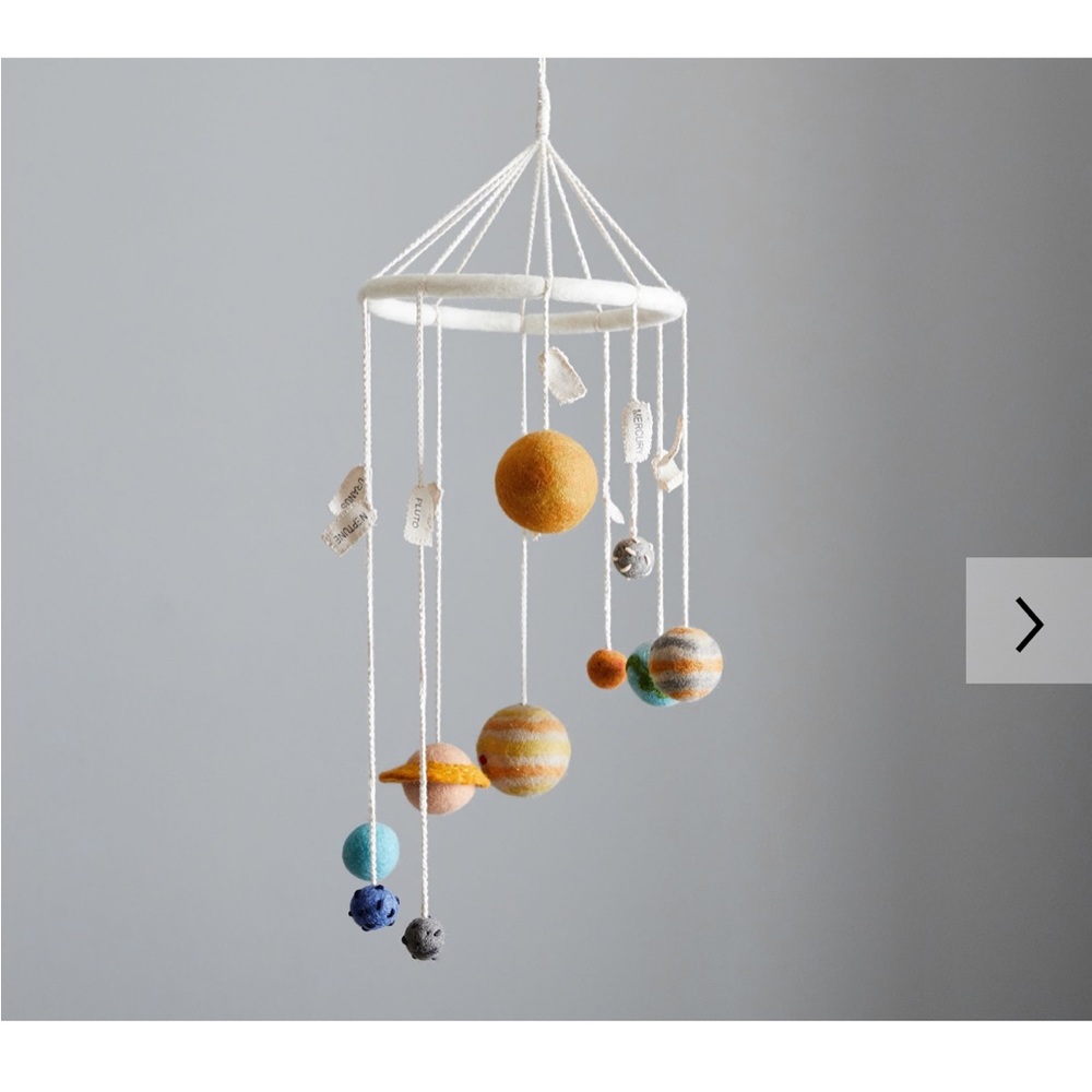 Brand new Pottery Barn Kids Planet Mobile